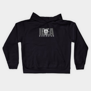 Awesome Design - Idea - Typography With Illustration Kids Hoodie